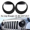Для Jeep Wrangler JK JKU 2007-2017 Колпаки на фары Автомобильные Запасные Передние Фонари Фары Злой Птица Стиль Декоративная Накладка