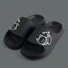 Trend Cartoon Puppy Summer Couple Non-slip Soft Slides Lithe Comfort Sandals Men Women Casual Slippers Ladies' Home Flip Flops