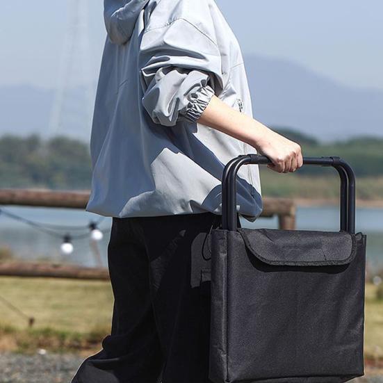 Портативный складной стол Легкий Прочный металлический каркас Складывающийся пополам стол Для улицы Кемпинга Туризма Бэкпэкинга Барбекю Тактический Складной стол