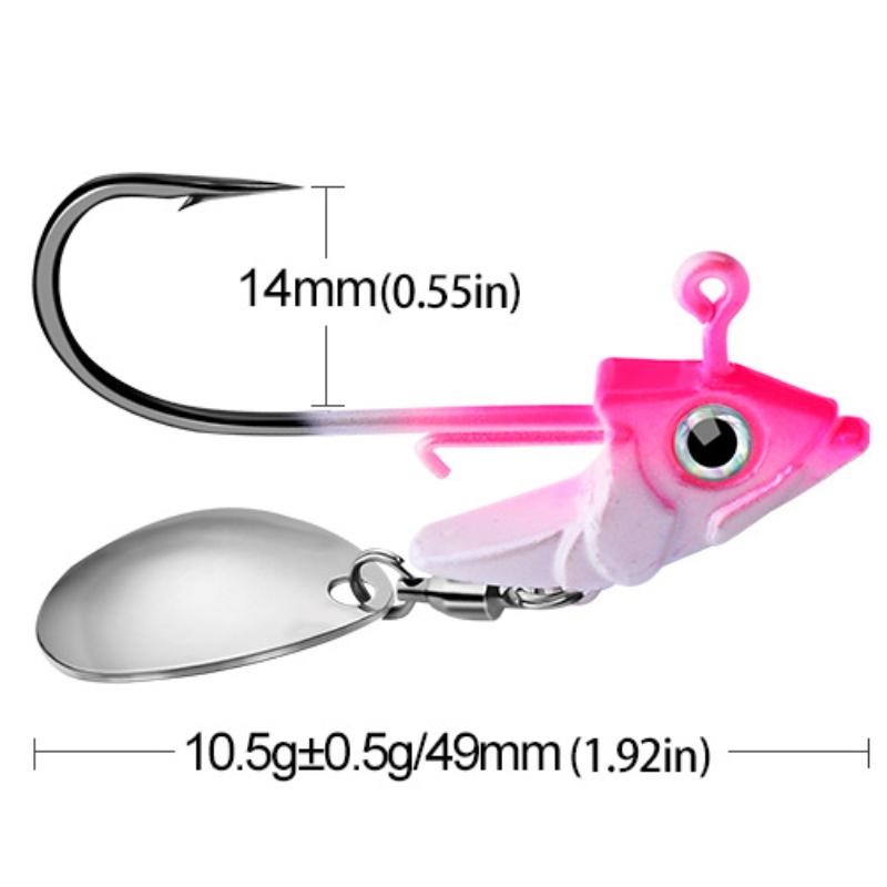 Proberos Jig018 Рыболовная приманка с джиг-головкой и мягкой рыбой Вес 7 г 10 г 15 г Идеально подходит для донной рыбалки в Северной Америке