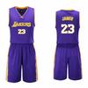Баскетбольный комплект формы Los Angeles Lakers Леброн Джеймс из полиэстера для мужчин и любителей спорта