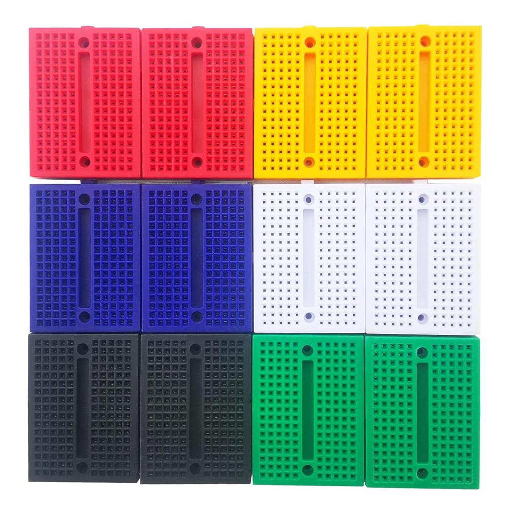 Комплект макетных плат включает в себя 830/400/170-точечные беспаечные макетные платы для распределительных соединительных блоков Proto Shield