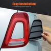 For Fiat 500 Abarth 595 695 2016-2025 ABS Car Rear Tail Light Decorative Panel Cover Sticker Exterior Accessories