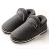 Пожилые нескользящие хлопковые тапочки осень и зима домашние мужские сумки и комнатная термообувь на толстой подошве бархатные хлопковые туфли женские домашние