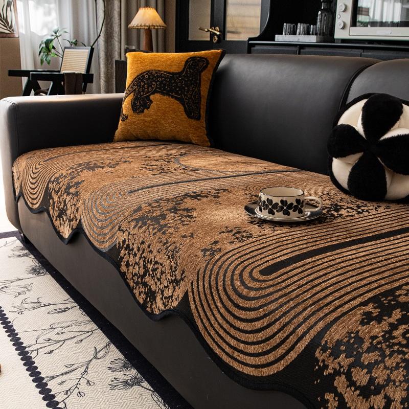 Винтажная подушка для дивана универсальная для всех сезонов высококачественная противоскользящая накидка на сиденье одеяло для осени и зимы