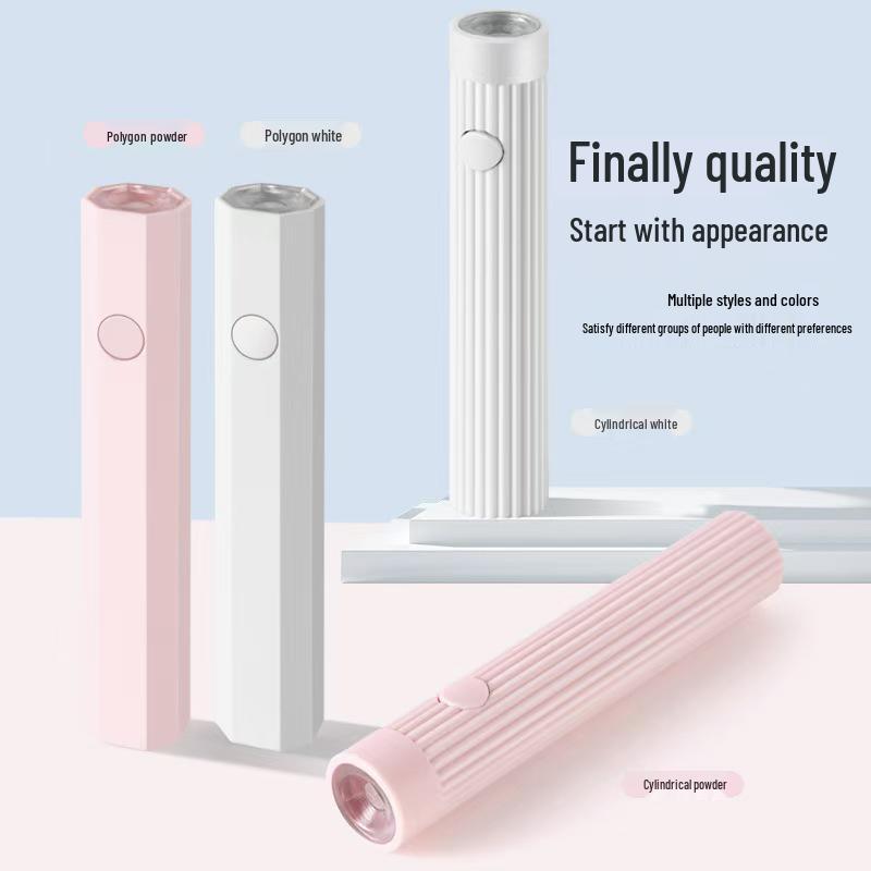 Portable Handheld UV Nail Lamp: Rechargeable Mini Quick-Dry Phototherapy Curing Light