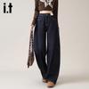 Izzue It Женские мешковатые джинсы с широкими штанинами и изогнутым кроем