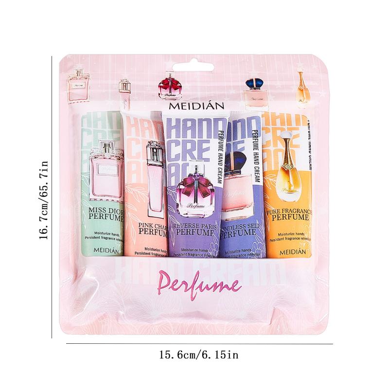 5 шт. увлажняющие кремы для рук, парфюмированный набор кремов для рук, долговечные ароматические маски для ухода за руками для ухода за руками