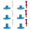 Rubber Golf Tee Holder Set Core Design Golf Nails Training Driving Range Tee Stable Golf Holder for Golf Enthusiasts