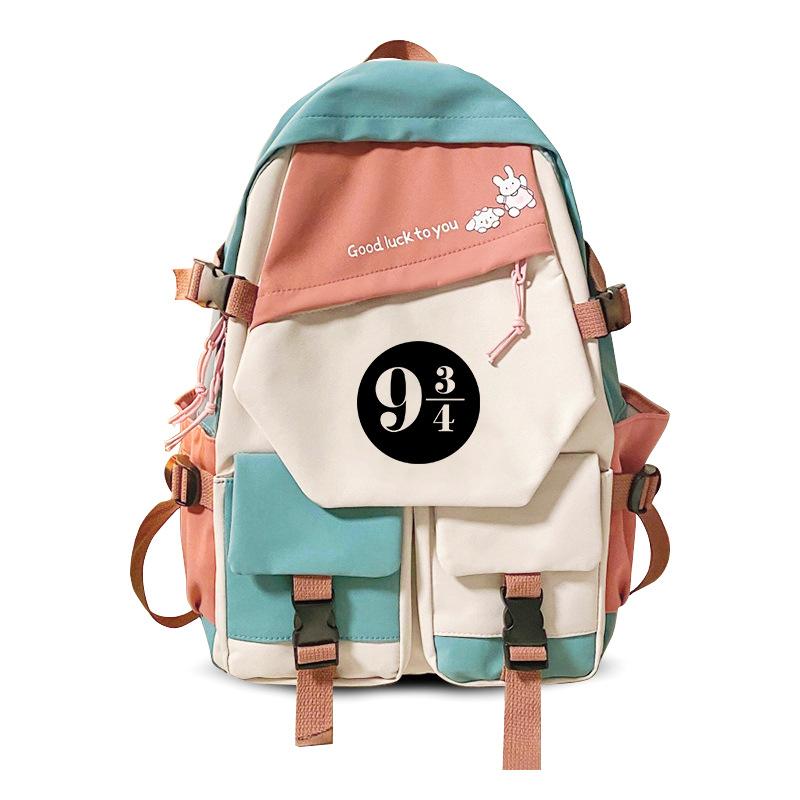 Backpack Gryffindor School Bag for Teenage Students Casual Travel Daypack