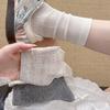 Женские носки средней длины с ретро-сетчатым узором - Дышащий стиль для весны/лета