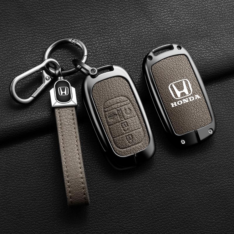 ECL1 Кожаный Чехол-Защита для Умного Ключа Автомобиля Honda 2022 2023 2024 Accord Civic HR-V CR-V Pilot Sport SI EX EX-L Touring