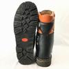 TREEME Forestry Protective Boots Made in Italy Leather Steel Toe Size 44 (Approx. 28.028.5cm) Black Work Leather/Forestry Civil Engineering(USED)
