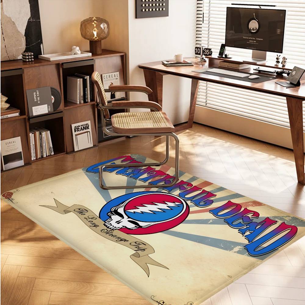 G-Grateful D-Dead Entrance Door Mat Nordic Style Home Doormat Bathroom-Toilet Mats Bedroom Hotel Decor Mat