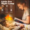 Fox Night Light 2 Level Dimmable Kids Night Light Rechargeable Nursery Nightlight with Timer and Touch Control for Boys Girls