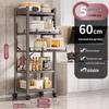 BieYing Upgraded Carbon Steel Pull-out Kitchen Storage Rack