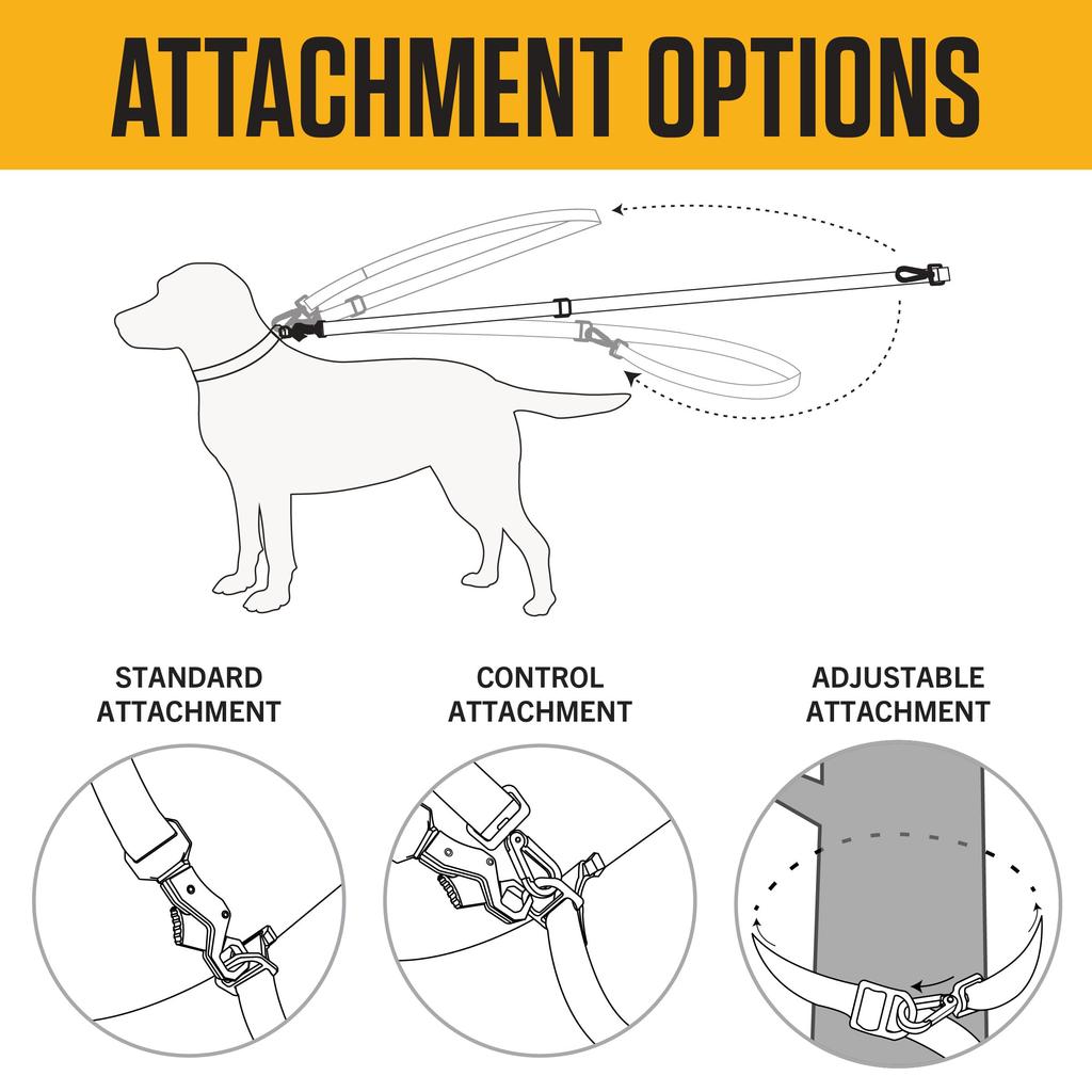 Carhartt Tradesman Leash Carhartt Brown 6ft X 1 Large