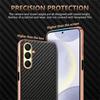 AZNS For Samsung Galaxy A37 5G Case Electroplating Carbon Fiber Texture PU + TPU Phone Cover