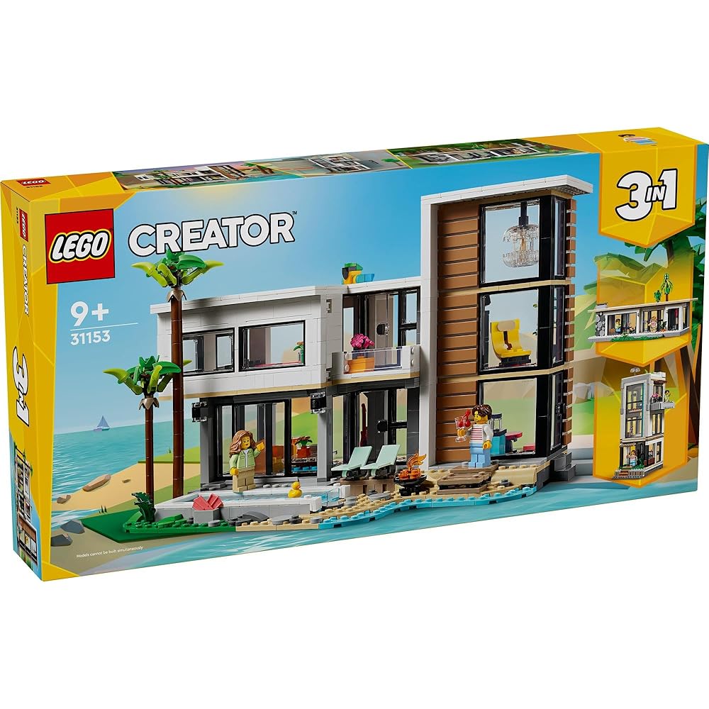 Конструктор LEGO Creator Современный дом 9-11 лет Игрушка Блоки Дизайн интерьера 31153