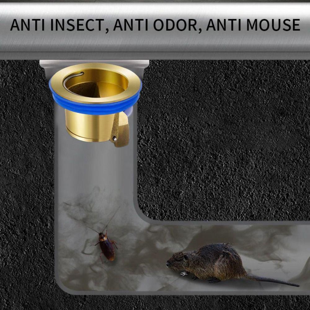 Insect Prevention Shower Drainer Seal Stopper Floor Drain Drain Cover Anti Odor Sewer Strainer Plug