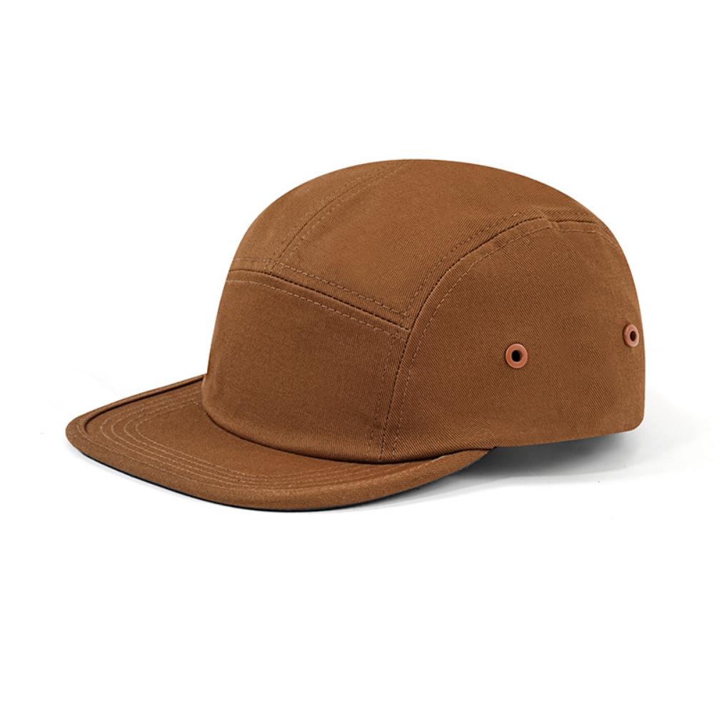 Casual wear - Solid five-panel brimmed baseball cap suitable for both men and women. Compatible with work pants.