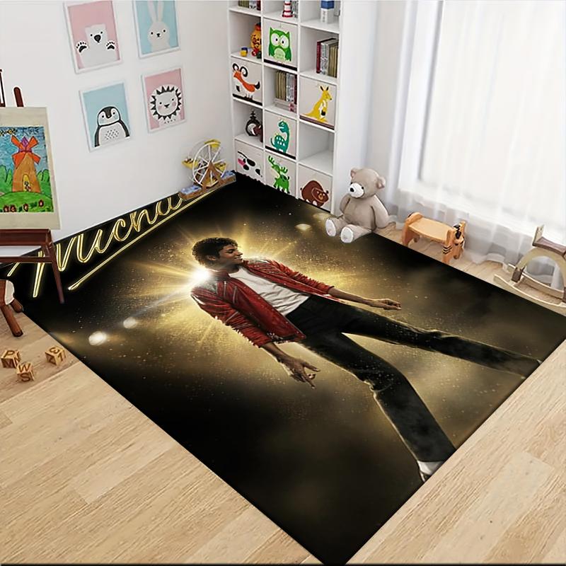 Michael Jackson Thriller Legacy Carpet Rug Soft Washable Antislip Home Living Room Sofa Mats Personalized Christmas Rug