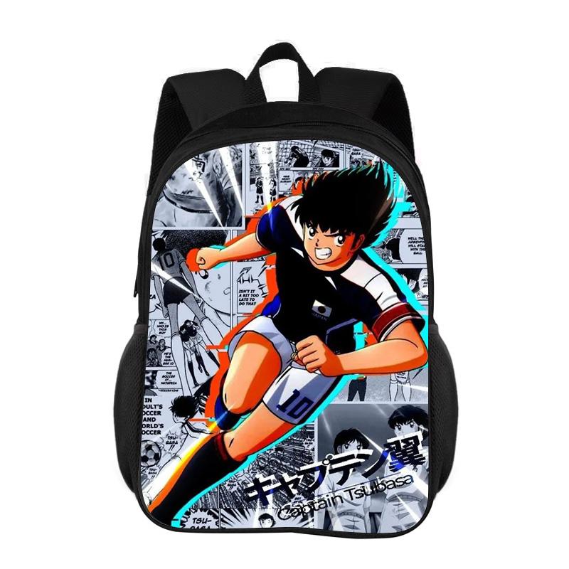 Рюкзак Captain Tsubasa Прочный Модный Мультяшный На Молнии Большой Вместимости Лучший Подарок на День Рождения для Мальчика и Девочки