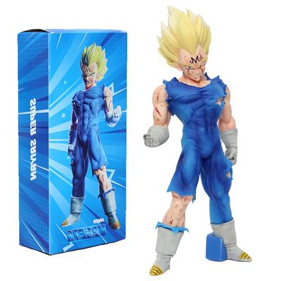 Модель Принца Вегеты в образе Супер Сайяна из аниме Dragon Ball, ручная работа, ПВХ-модель, демонизированный персонаж, стоящая фигурка, аксессуары для аниме ручной работы.