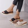 New Women Sandals Low Heels Wedge Shoes Summer Zapatos Mujer Peep Toe Platform Ladies Slippers Sandalias De Mujer Verano