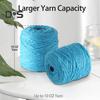 Electric Yarn Winder Adjustable Speed Yarn Ball Winder Lower Noise Large Capacity Tabletop Yarn Dispenser for Crocheters
