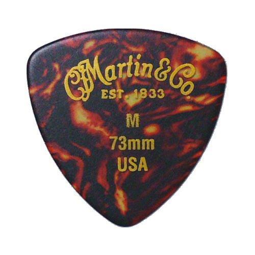 Guitar Picks, Martin, Triangle Medium-Shell, 10-Pack