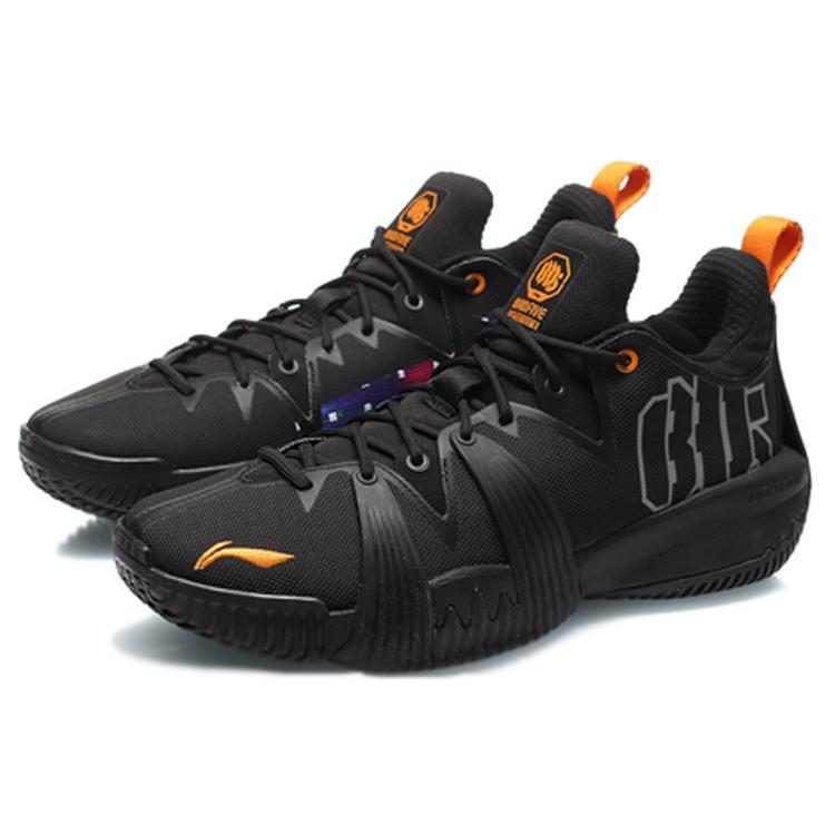 Li Ning Badfive 1 Баскетбольные кроссовки Badfive Низкие Мужские Новая модель Черный ABAQ111-3