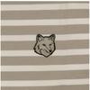 MaiSon KitSune Смелая нашивка с головой лисы Полоска Мужская S Футболка с длинным рукавом Pm00122kj0044