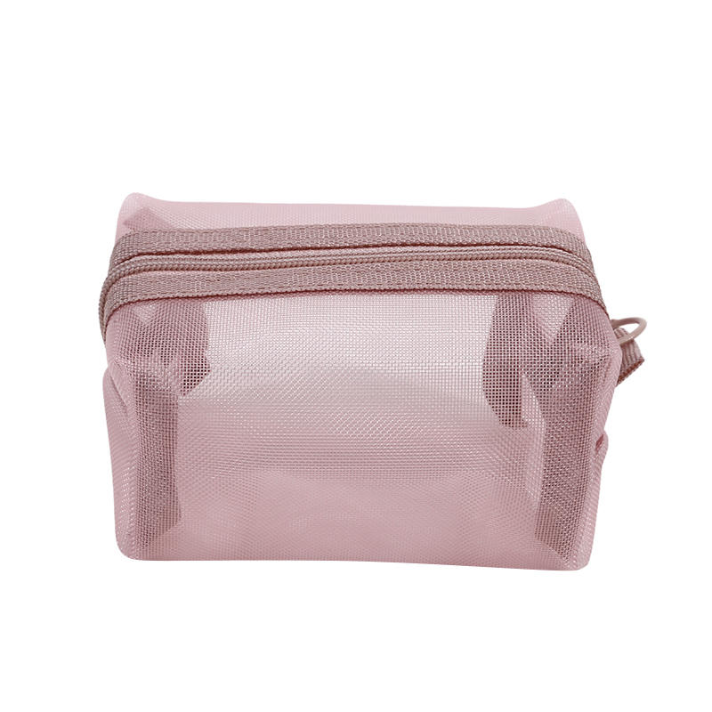 Mesh Storage Bag, Mini Portable Bag, Headphone Storage Bag, Data Cable Storage Box, Portable Lipstick Zipper Bag