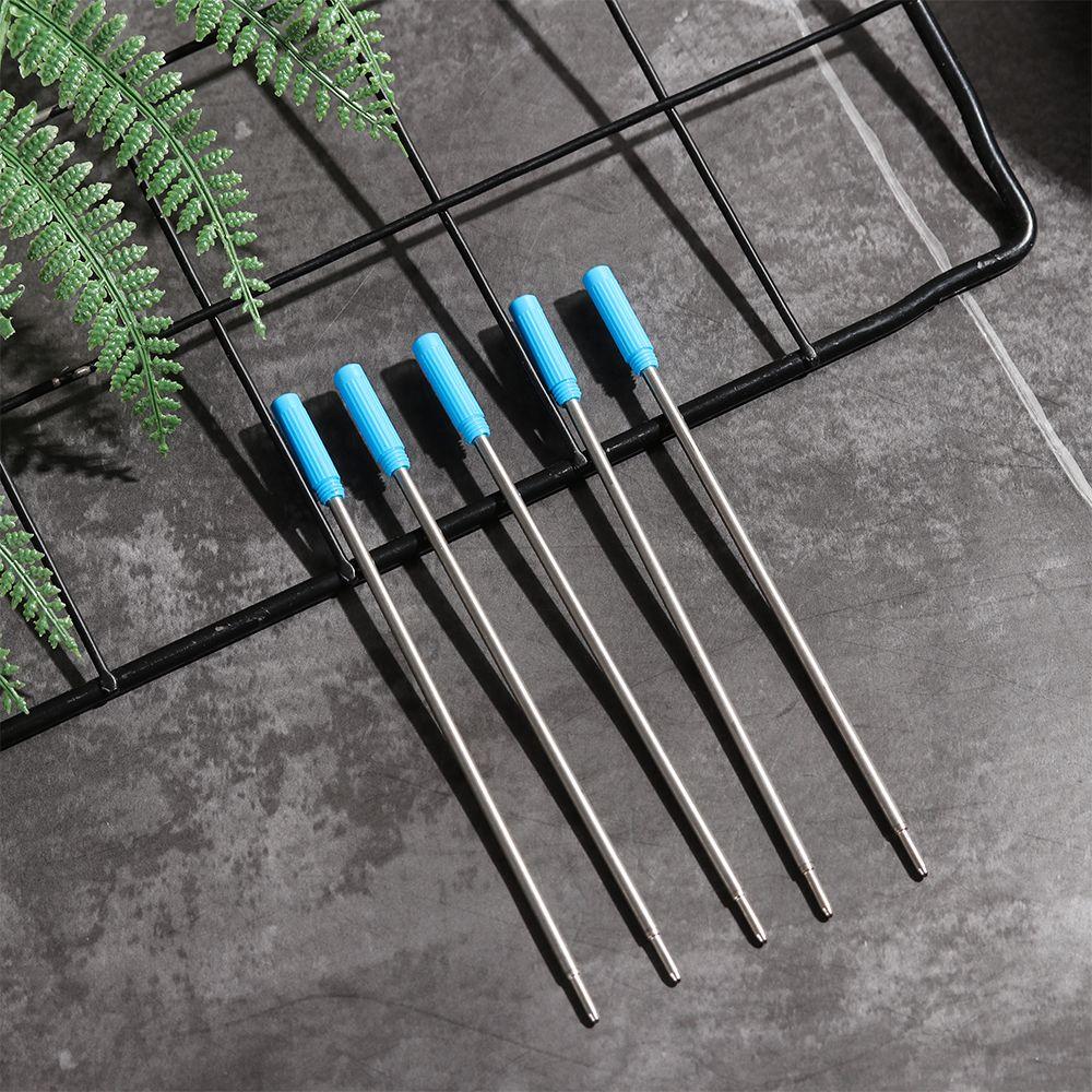 Students Supplies Writing Tool Office Metal Ballpoint Pen Refills Blue/Black Ink Medium Nib Core