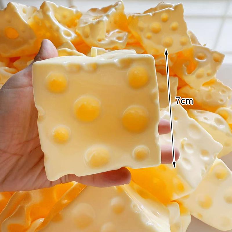 Мячик-антистресс в форме сыра, изготовленный из кокосового масла, ручной работы, пластиковый, не отскакивающий, для вечеринок, подарков и сувениров.