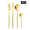 30pcs Gold hammered cutlery set, stainless steel steak cutlery, coffee spoon, teaspoon cutlery, dishwasher safe, beautiful