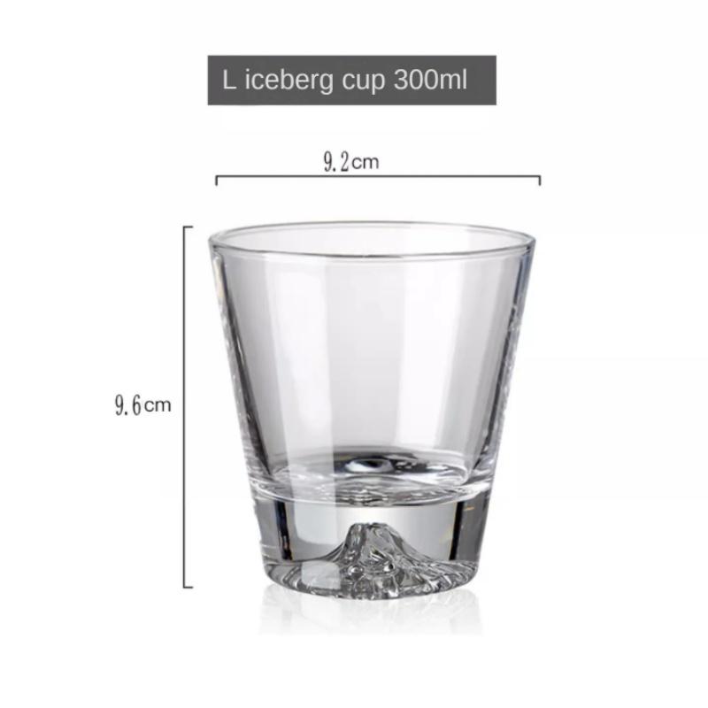 1 шт. прозрачная чашка Snow Mountain, японская стеклянная чашка для виски Mount Fuji, стакан для завтрака, молока, напитка, пива, вина, фруктового сока, подарочные чашки