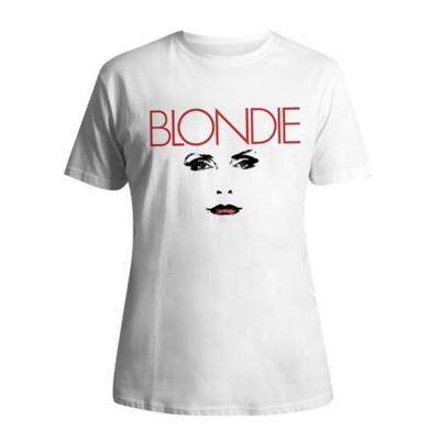 Унисекс футболка для взрослых Blondie с принтом лица