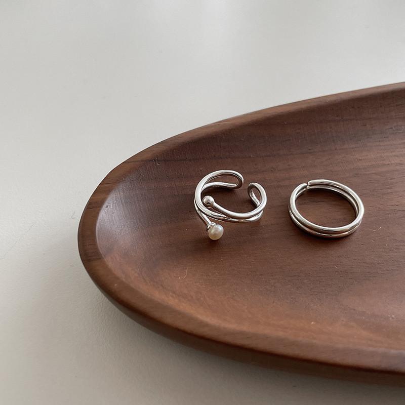 Современное кольцо медь для женщин уникальный геометрический дизайн регулируемый аксессуар мода