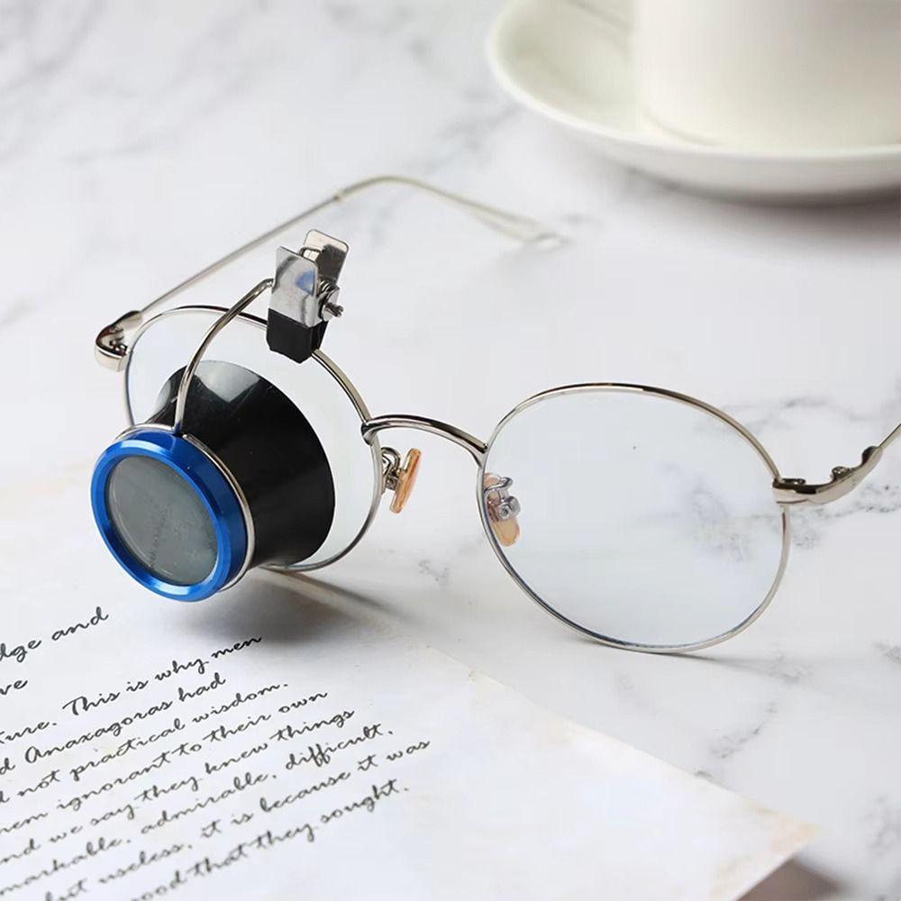 Magnifying Lens Clip-On Eyeglass Magnifier Clip-On Eyeglass Frame Magnifier  Electronics Repair