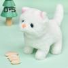 Электрическая плюшевая игрушка-животное интерактивная имитация звука виляния хвоста ходячая собака кошка кролик игрушка для малышей мальчики девочки обучающая ползающая игрушка-животное