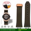 27x18 мм Ремешок с быстрой застежкой для HUBLOT Hublot Серии BIG BANG 411 421 Мужской из нержавеющей стали Металлический шарнир Кожаный Резиновый Ремешок для часов