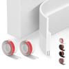 Self-adhesive Door Bottom Sealing Strip Silicone Weather Stripping Draught Excluder  Dorm