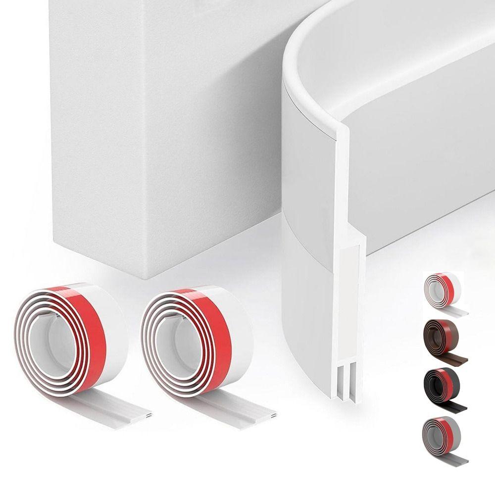 Self-adhesive Draught Excluder Silicone Door Draft Stopper Door Bottom Sealing Strip Living Room