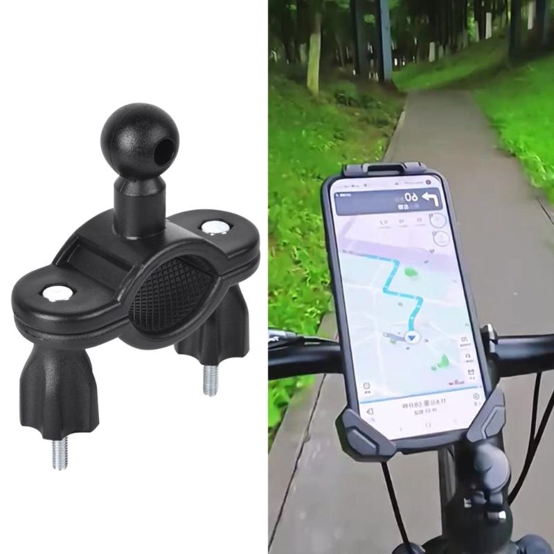Universal Bike Phone Holder Base 17mm Ball Head Adjustable Viewing Angles Easy Carry Strong Plastic Design for Travel