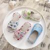 New Four Seasons Linen Slippers Children's Simple Cartoon Cute Boys and Girls Home Indoor Non-slip Sweat Absorption