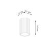 Downlight Karbon 1 Gu10 Zielony Oliwkowy Alu Sollux Sl.1606