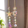 DIY Gardening Sun Catcher Shiny Crystal Wind Chime Colorful Hanging Catcher Ornaments  Window
