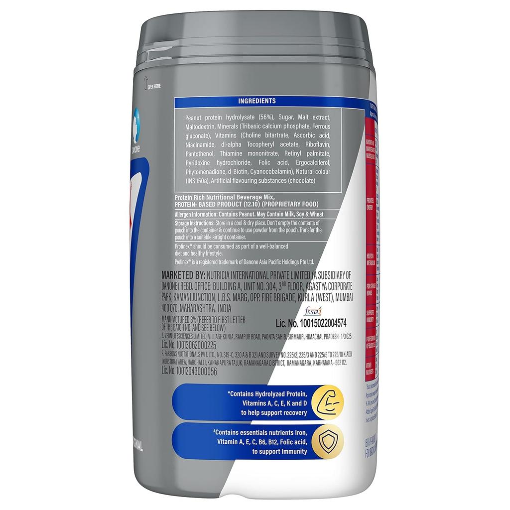 Protinex Original Питательная белковая смесь для взрослых Банка 400 г Высокое содержание белка Жизненно важные питательные вещества Сила Иммунитет